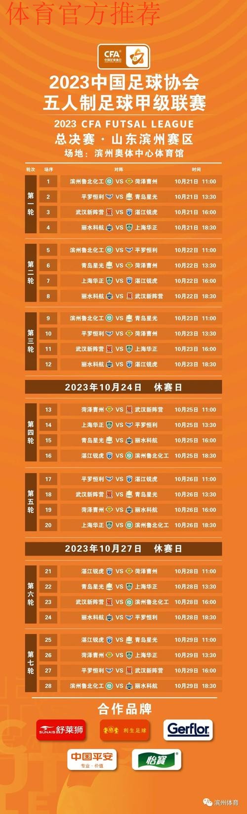 2023中国足协五人制足球甲级联赛总决赛在山东滨州开幕 2023中国足协五人制足球甲级联赛总决赛在山东滨州开幕